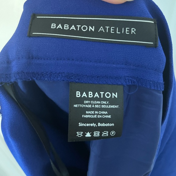 💙 Aritzia Babaton - “Conan” Cropped Mid Rise Crepe Trousers - Picture 6 of 10